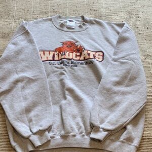 Eddins Elementary Wildcats Crewneck Sweatshirt.